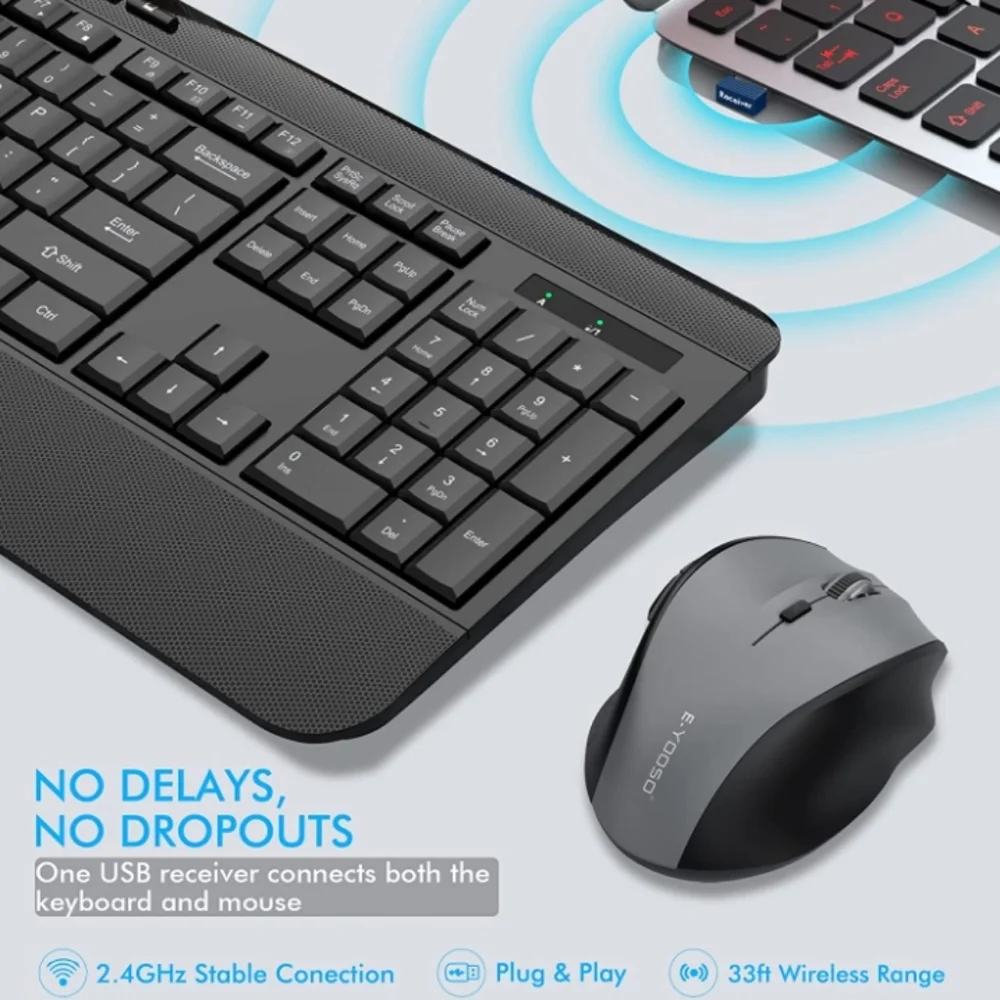 New wireless keyboard and mouse